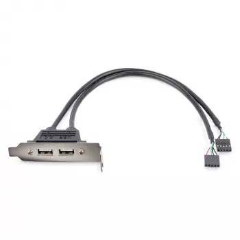 StarTech.com adattatore per slot low-profile USB-A femmina a 2 porte