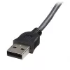 StarTech.com cavo KVM 2 in 1 USB VGA ultrasottile da 1,8 m, nero, VGA, USB A + VGA, maschio/maschio, 189 g