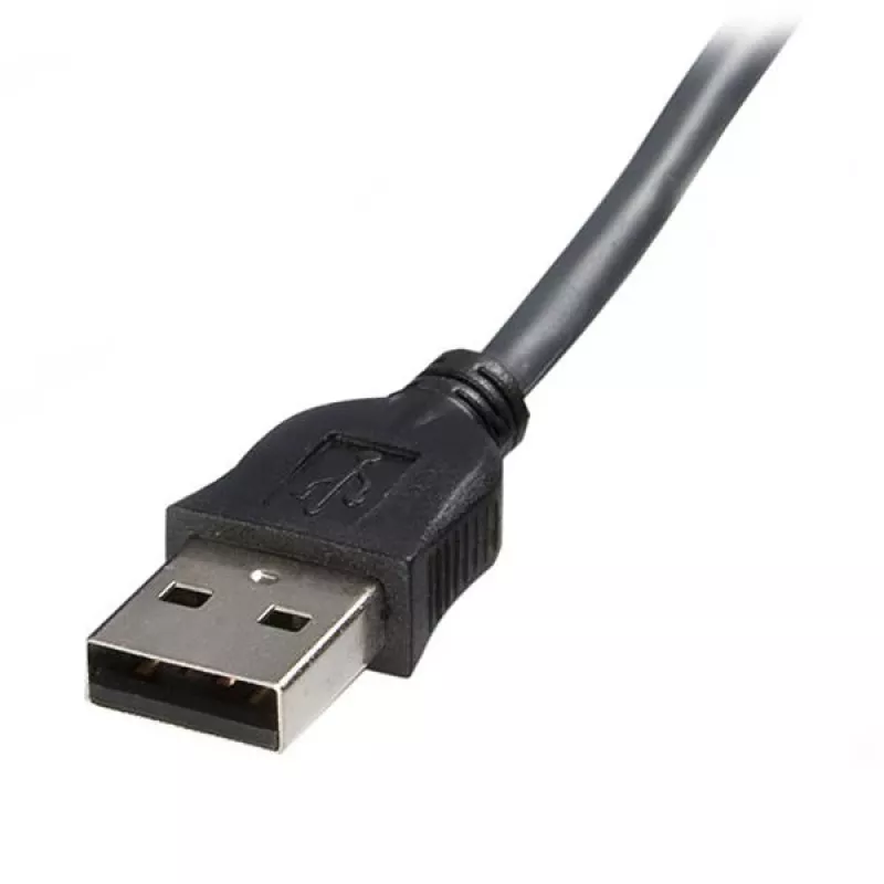 StarTech.com cavo KVM 2 in 1 USB VGA ultrasottile da 1,8 m, nero, VGA, USB A + VGA, maschio/maschio, 189 g