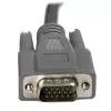 StarTech.com cavo KVM 2 in 1 USB VGA ultrasottile da 1,8 m, nero, VGA, USB A + VGA, maschio/maschio, 189 g