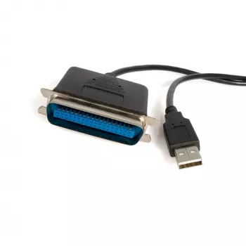 StarTech.com adattatore USB a parallela per stampante da 10 ft – M/M, nero, Centronics, USB Type-A, 30,5 m, maschio/maschio, CE, RoHS
