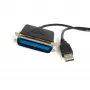 StarTech.com ICUSB128410 cavo adattatore da USB a stampante parallela da 10 ft (3 m), M/M, nero