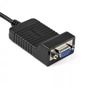 StarTech.com adattatore DisplayPort a VGA – convertitore attivo DP a VGA – video 1080p – durevole – adattatore dongle per cavo da sorgente DP/DP++ a monitor VGA – DP 1.2 a VGA – connettore DP con blocco