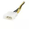 StarTech.com adattatore per alimentazione EPS da 4 pin a 8 pin da 15,2 cm con LP4 - maschio/femmina