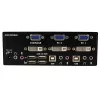 StarTech.com switch KVM DVI VGA dual monitor USB a 2 porte con audio e hub USB 2.0