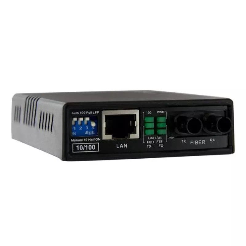 StarTech.com Convertitore di media Fast Ethernet 10/100 fibra multimodale-rame ST 2 km