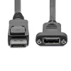 StarTech.com cavo DisplayPort panel mount da 1 m - 4K x 2K - cavo di prolunga DisplayPort 1.2 maschio a femmina - cavo di prolunga video DP con connettore DP panel mount - cavo monitor DP