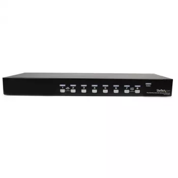 StarTech.com switch KVM USB VGA rackmount a 8 porte con audio (cavo audio incluso)