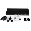 StarTech.com switch KVM USB rackmount 8 porte 1U con OSD, 1920 x 1440 pixel, montaggio a rack, 1U, nero