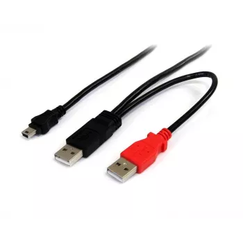 StarTech.com cavo USB a Y da 1,8 m per dischi rigidi esterni – USB-A a Mini-B