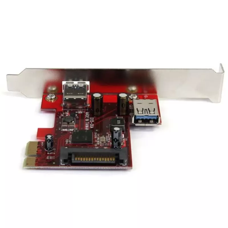 StarTech.com scheda PCI Express SuperSpeed USB 3.0 a 2 porte con supporto UASP - 1 interna 1 esterna