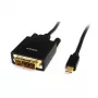 StarTech.com cavo Mini DisplayPort a DVI da 1,8 m – cavo adattatore Mini DP a DVI – video 1080p – mDP a DVI-D Single Link passivo, da Mac/PC mDP o Thunderbolt 1/2 a monitor/display DVI