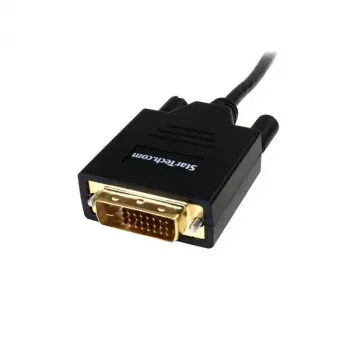 StarTech.com cavo Mini DisplayPort a DVI da 1,8 m – cavo adattatore Mini DP a DVI – video 1080p – mDP a DVI-D Single Link passivo, da Mac/PC mDP o Thunderbolt 1/2 a monitor/display DVI