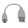 StarTech.com cavo Mini-USB 2.0 da 15 cm – A a Mini-B, 0,152 m, USB A, Mini-USB B, USB 2.0, maschio/maschio, grigio
