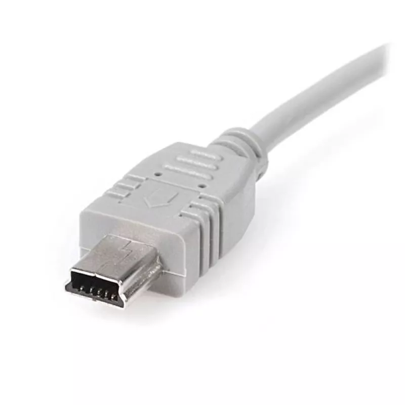 StarTech.com cavo Mini-USB 2.0 da 15 cm – A a Mini-B, 0,152 m, USB A, Mini-USB B, USB 2.0, maschio/maschio, grigio