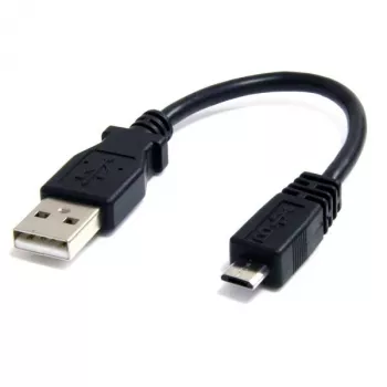 StarTech.com cavo Micro-USB da 15 cm - A a Micro B, 0,1524 m, USB A, Micro-USB B, maschio/maschio, 0,48 Gbit/s, nero