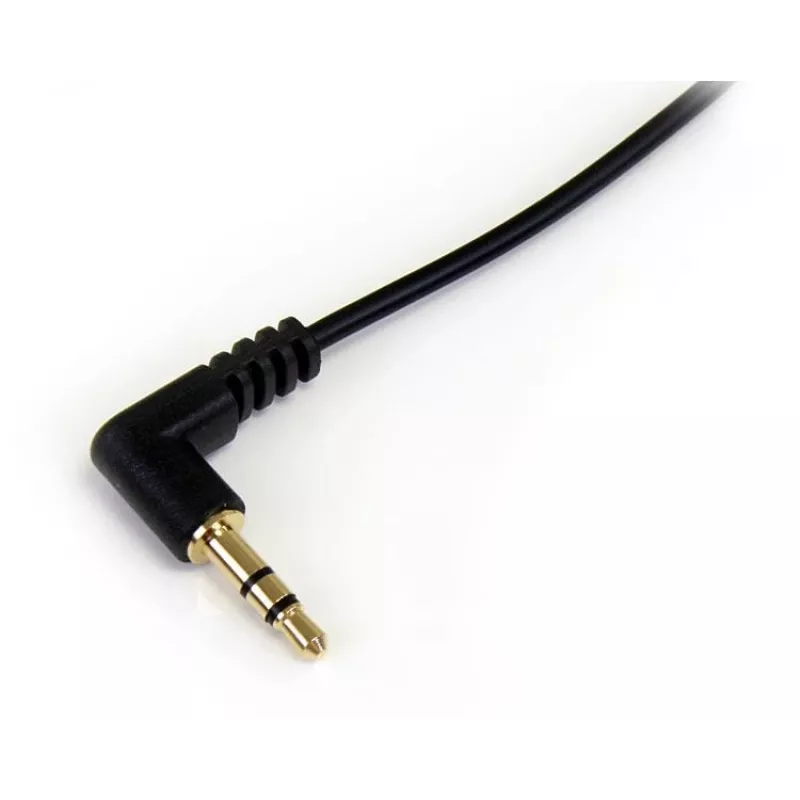 StarTech.com cavo audio stereo slim da 6 ft jack 3,5 mm ad angolo - M/M