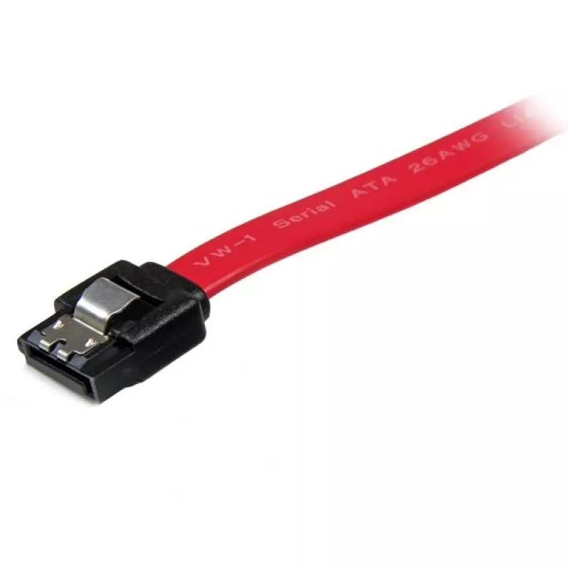 StarTech.com cavo SATA con blocco da 6in, 0,1524 m, maschio/maschio, rosso, 6 g, 125 mm, 225 mm