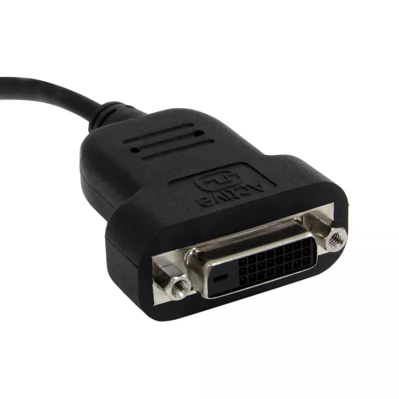 StarTech.com adattatore Mini DisplayPort a DVI - convertitore adattatore attivo Mini DisplayPort a DVI-D - video 1080p - dongle da Mac/PC mDP o Thunderbolt 1/2 a monitor DVI, mDP a DVI Single-Link