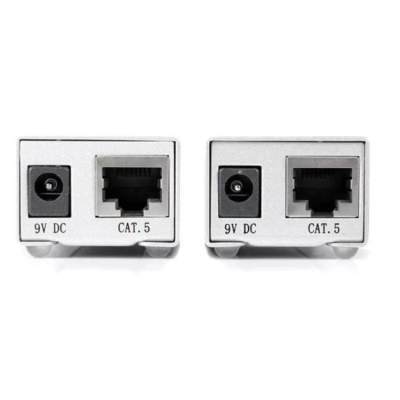 StarTech.com extender seriale RS232 su Cat5, portata 1 km (3300 ft), Plug & Play, senza software, estensione seriale DB9 - TAA