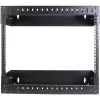 StarTech.com rack di rete a parete 8U 19 pollici – profondità regolabile 12–20 pollici rack server open-frame a 2 montanti per AV/dati/IT comunicazione/attrezzature informatiche/switch con gabbie e viti