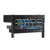 StarTech.com rack di rete a parete 8U 19 pollici – profondità regolabile 12–20 pollici rack server open-frame a 2 montanti per AV/dati/IT comunicazione/attrezzature informatiche/switch con gabbie e viti