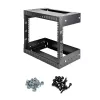 StarTech.com rack di rete a parete 8U 19 pollici – profondità regolabile 12–20 pollici rack server open-frame a 2 montanti per AV/dati/IT comunicazione/attrezzature informatiche/switch con gabbie e viti