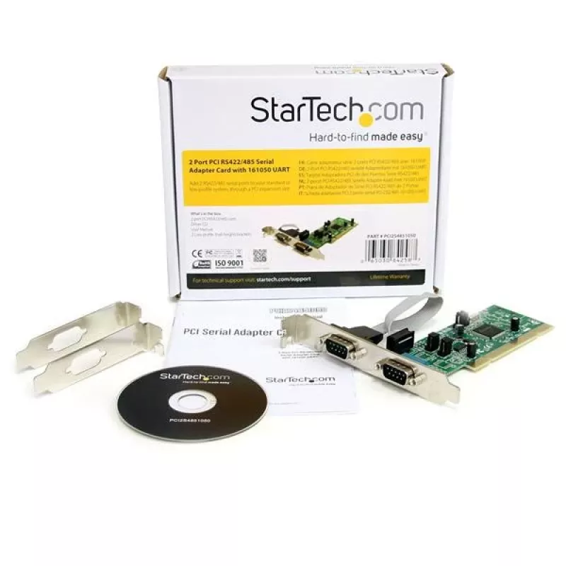 StarTech.com scheda adattatore seriale PCI RS422/485 a 2 porte con UART 161050