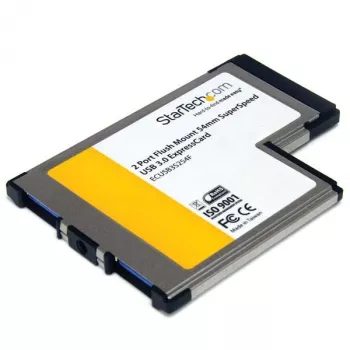 StarTech.com scheda adattatore ExpressCard 54mm flush mount SuperSpeed USB 3.0 a 2 porte con supporto UASP