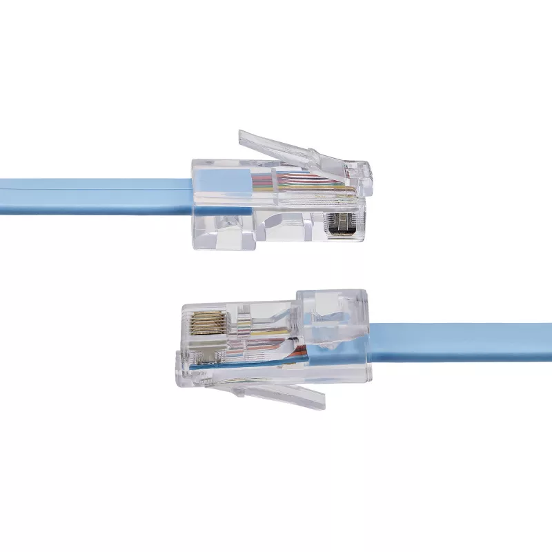 StarTech.com cavo rollover console Cisco da 6 ft - RJ45 M/M, 1,8 m, RJ-45, RJ-45, blu
