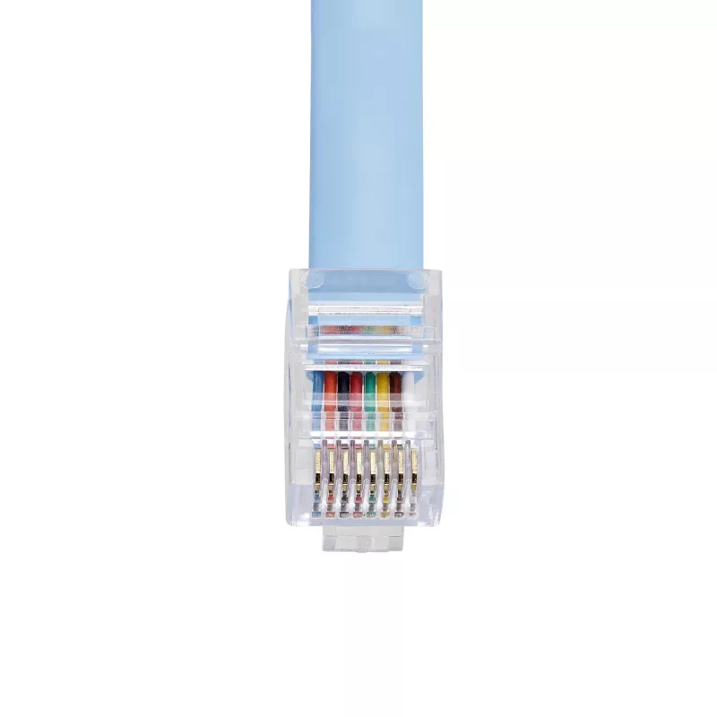 StarTech.com cavo rollover console Cisco da 6 ft - RJ45 M/M, 1,8 m, RJ-45, RJ-45, blu
