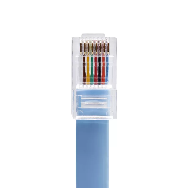 StarTech.com cavo rollover console Cisco da 6 ft - RJ45 M/M, 1,8 m, RJ-45, RJ-45, blu