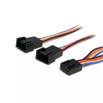 StarTech.com cavo di alimentazione a Y per ventola 4 pin da 12in – F/M, Molex (4 pin), Molex (4 pin), 0,31 m, maschio, femmina, multicolore