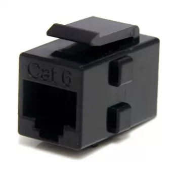 StarTech.com connettore keystone RJ45 Cat 6 per rete - F/F, nero, RJ-45, RJ-45, 90 mm, 125 mm, 2 mm