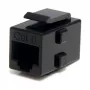 StarTech.com connettore keystone RJ45 Cat 6 per rete - F/F, nero, RJ-45, RJ-45, 90 mm, 125 mm, 2 mm