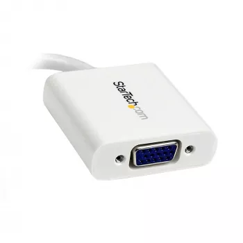 StarTech.com adattatore da Mini DisplayPort a VGA - convertitore attivo da Mini DP a VGA - video 1080p - da Mac/PC mDP o Thunderbolt 1/2 a monitor/proiettore/display VGA - dongle da mDP 1.2 a VGA - bianco