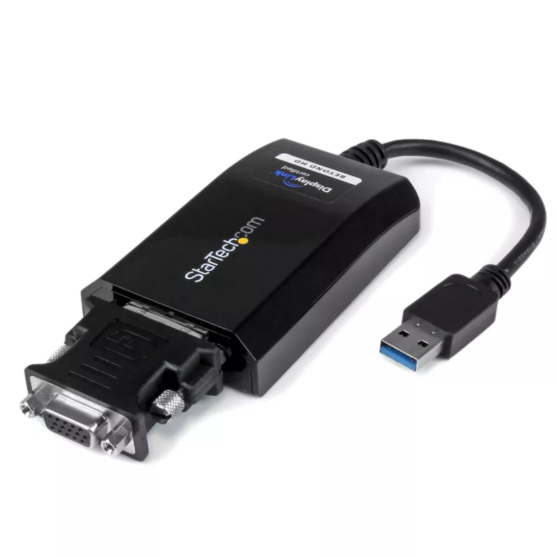 StarTech.com adattatore da USB 3.0 a DVI / VGA – 2048x1152, 3.2 Gen 1 (3.1 Gen 1), USB Type-A, uscita DVI, 2048 x 1152 pixel