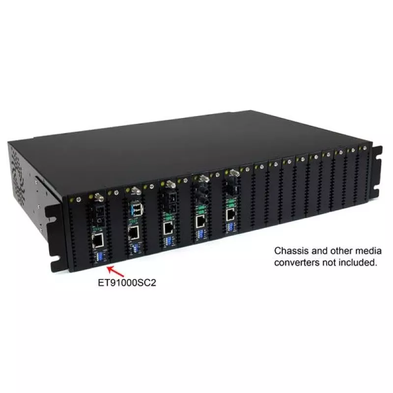 StarTech.com convertitore di media in fibra ottica multimodale Gigabit Ethernet SC 550m - 1000 Mbit/s