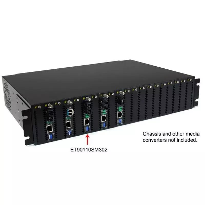 StarTech.com convertitore di media in fibra ottica monomodale 10/100 Mbps SC 30 km