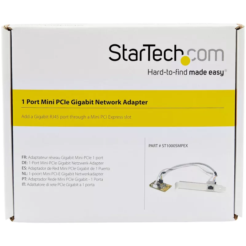 StarTech.com scheda di rete NIC Mini PCI Express Gigabit Ethernet
