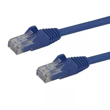 StarTech.com cavo Ethernet CAT6 da 5m – blu cavo Ethernet Gigabit CAT 6 – 250MHz 100W PoE RJ45 UTP cavo di rete/patch senza fermo con scarico della trazione testato singolarmente