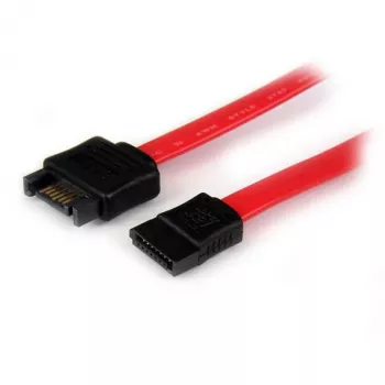 StarTech.com cavo di prolunga SATA da 0,3 m, 0,3 m, SATA III, SATA 7 pin, SATA 7 pin, maschio/femmina, nero, rosso