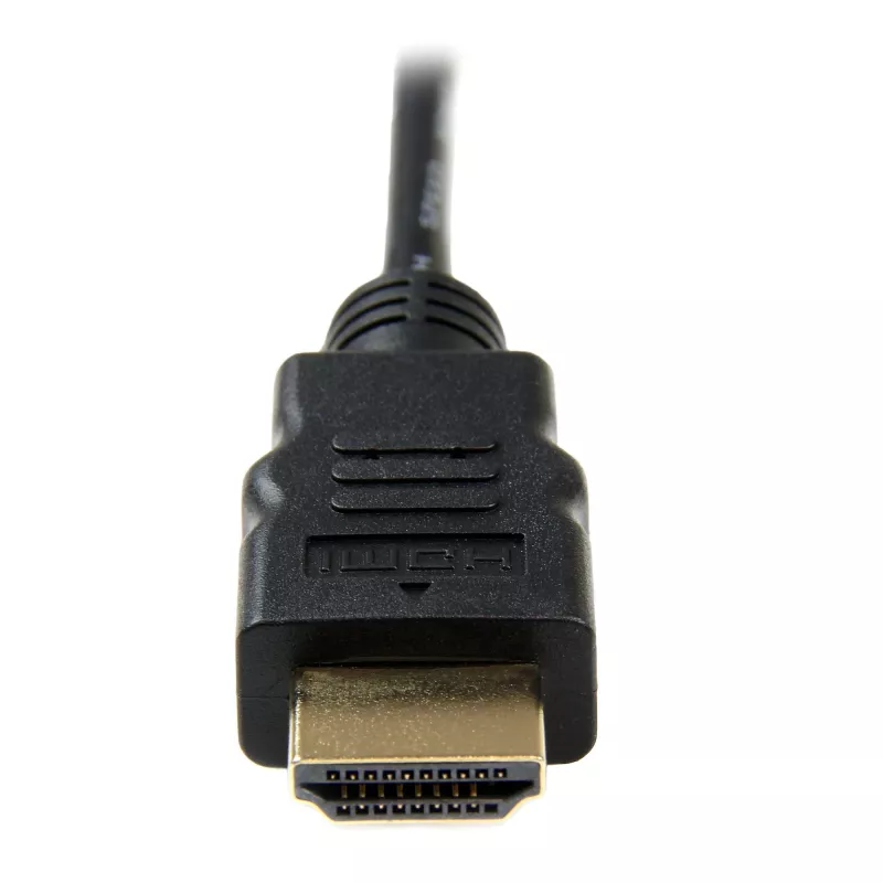 StarTech.com cavo da Micro HDMI a HDMI da 1m con Ethernet - video 4K 30Hz - cavo adattatore/convertitore robusto da Micro HDMI Type-D a HDMI 1.4 High Speed - monitor/TV/display HDMI UHD - M/M