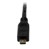 StarTech.com cavo da Micro HDMI a HDMI da 1m con Ethernet - video 4K 30Hz - cavo adattatore/convertitore robusto da Micro HDMI Type-D a HDMI 1.4 High Speed - monitor/TV/display HDMI UHD - M/M