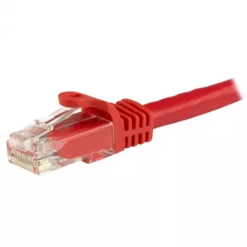 StarTech.com cavo Ethernet CAT6 da 15m – rosso cavo Ethernet Gigabit CAT 6 – 250MHz 100W PoE RJ45 UTP cavo di rete/patch senza fermo con scarico della trazione testato singolarmente