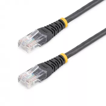 StarTech.com cavo patch Cat5e con connettori RJ45 stampati – 15 m – nero