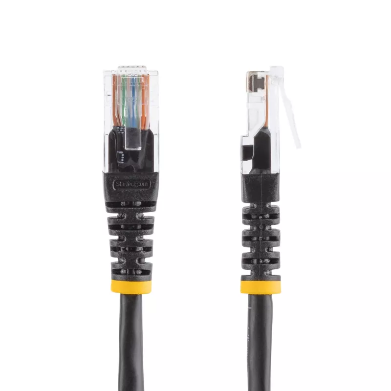 StarTech.com cavo patch Cat5e con connettori RJ45 stampati – 15 m – nero