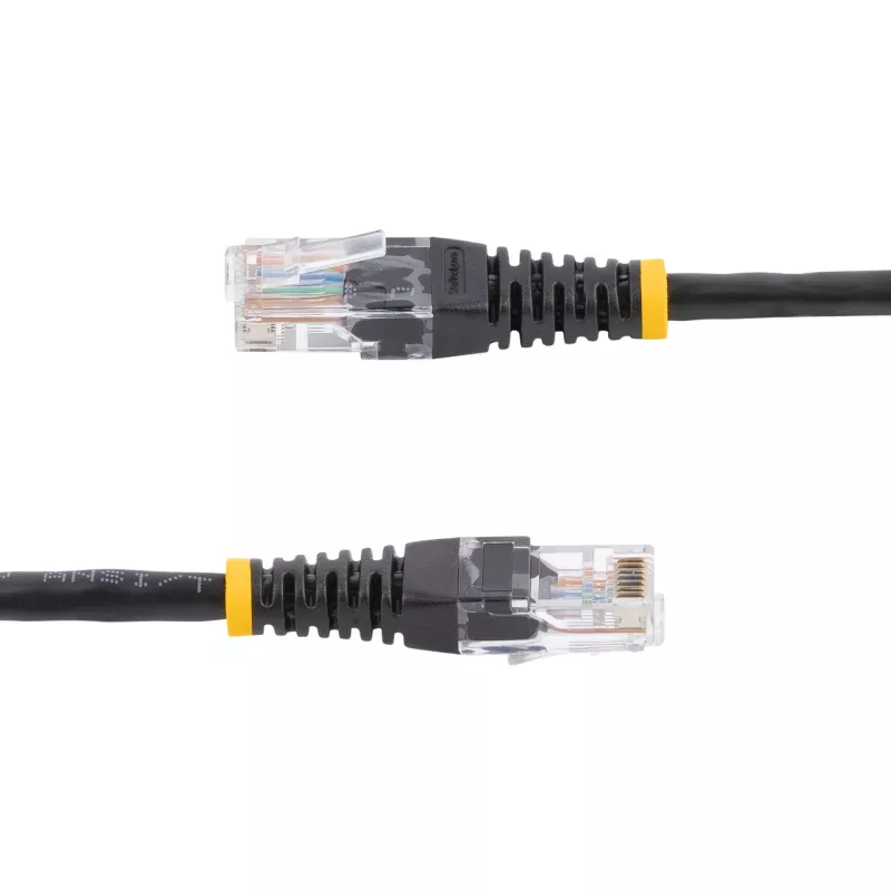 StarTech.com cavo patch Cat5e con connettori RJ45 stampati – 15 m – nero