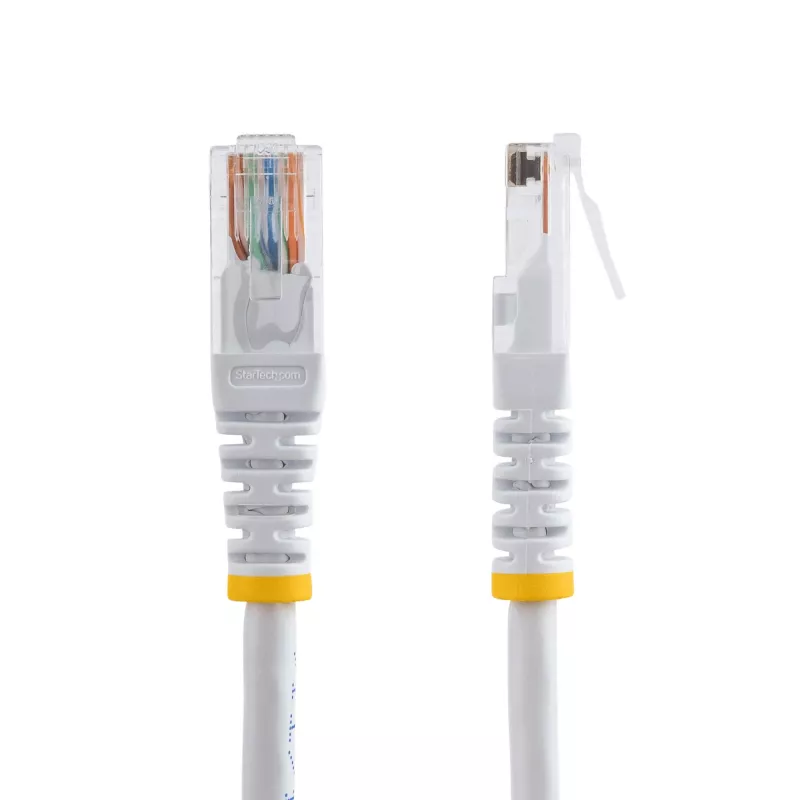 StarTech.com cavo patch Cat5e RJ45 UTP sagomato bianco da 15m - cavo patch da 15 m