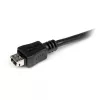 StarTech.com cavo adattatore da Micro-USB a Mini-USB da 15 cm M/F, 0,15 m, Mini-USB B, Micro-USB A, maschio/femmina, nero